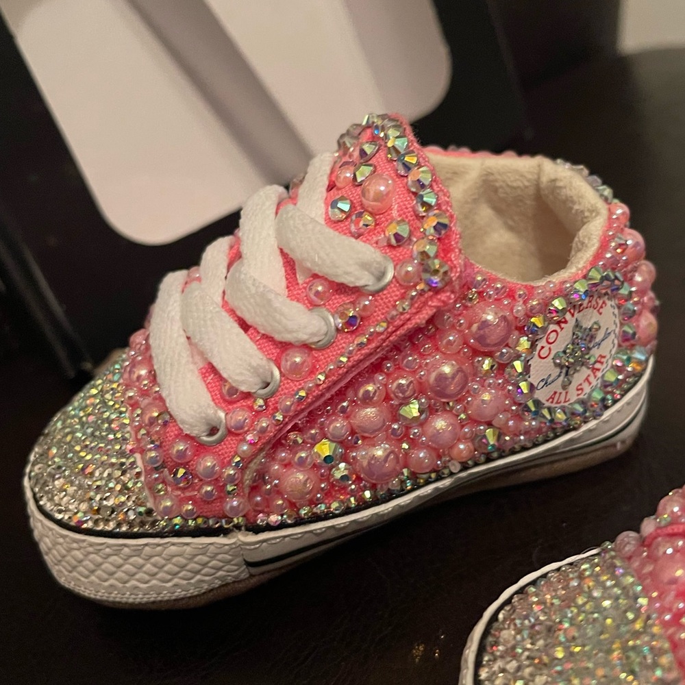 Custom Infant Bling Converse